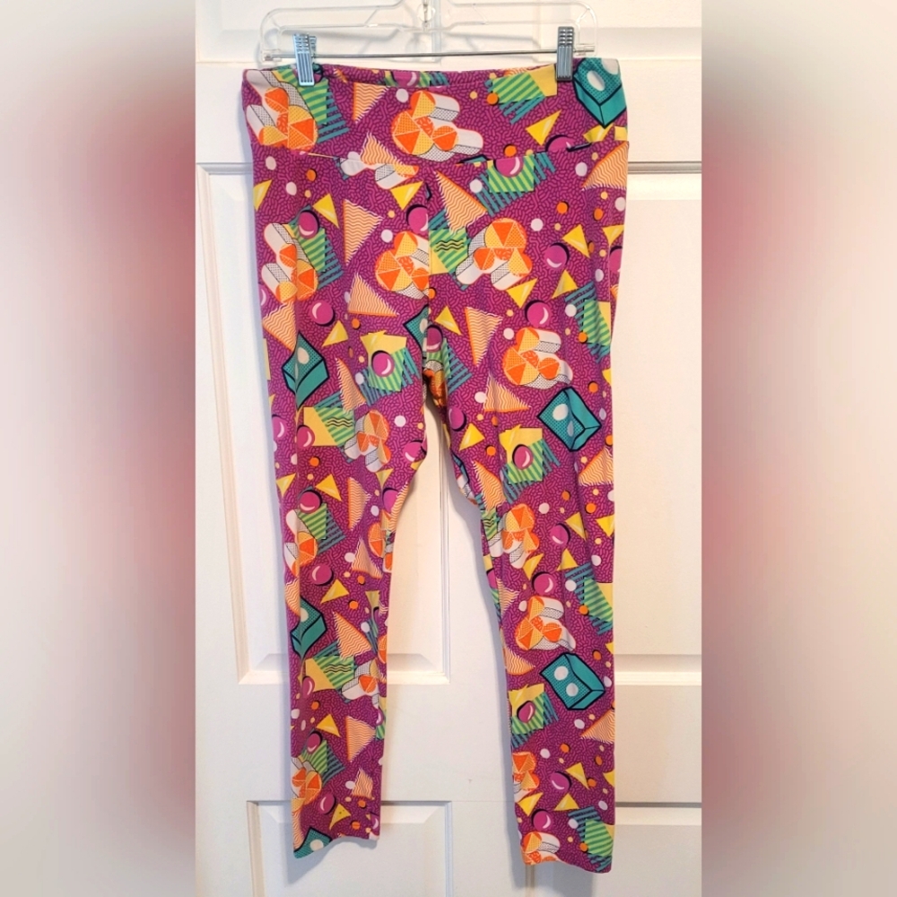LuLaroe Disney Colorful Mickey Womens Leggings Tall & Curvy